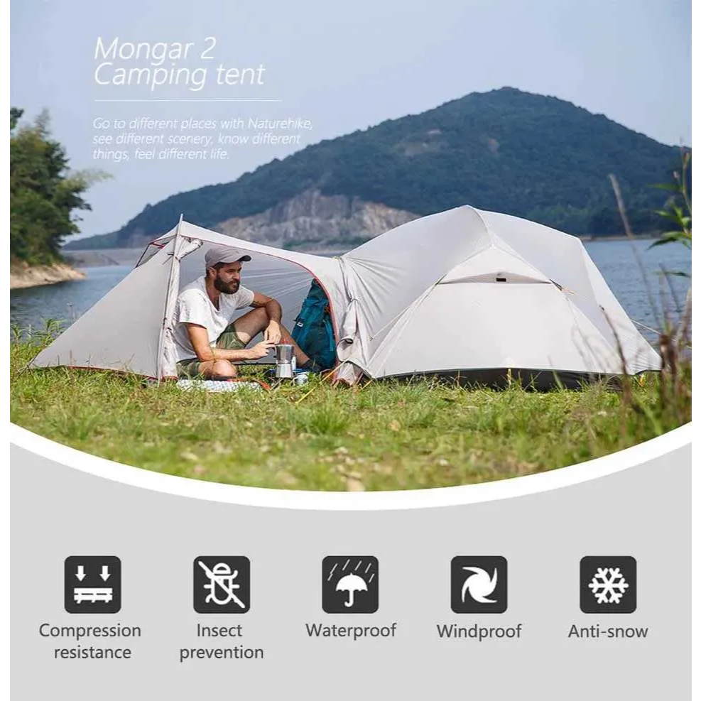 Tenda Mongar 2P 20D/15D/210T Naturehike Ultralight