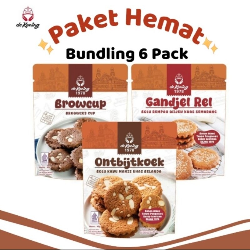 

Paket Hemat Bundling 6 Pouch de Koning Khas Semarang