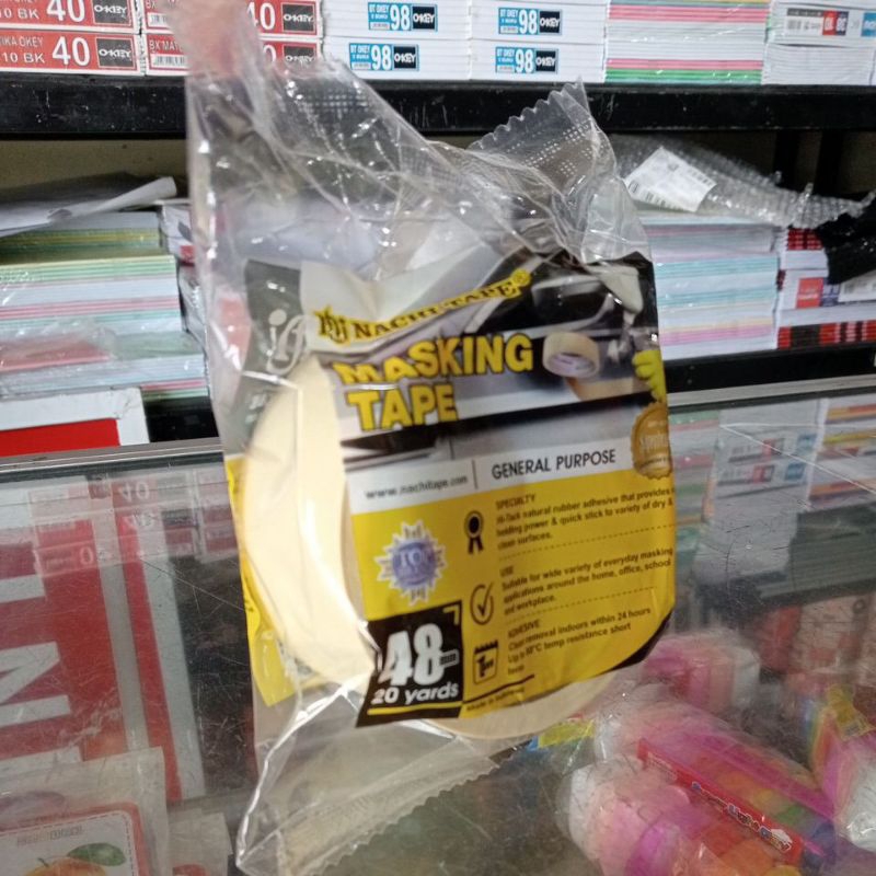 

Lakban Kertas / Masking Tape 2 Inchi atau 48mm