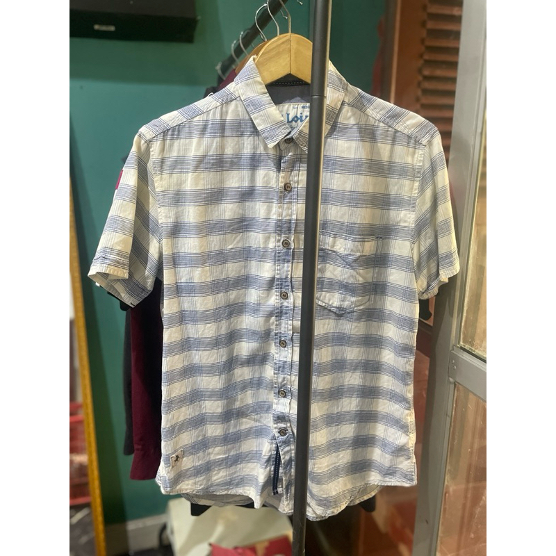 kemeja lois kotak kotak original