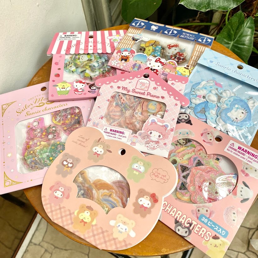 

Sticker DIY Sanrio Stiker Hias Karakter Kartun Sanrio Melody Kuromi Cinnamoroll Pompompurin Kuromi Hello Kitty Cogimyun Stiker Tempelan Unik Lucu Gift Hadiah