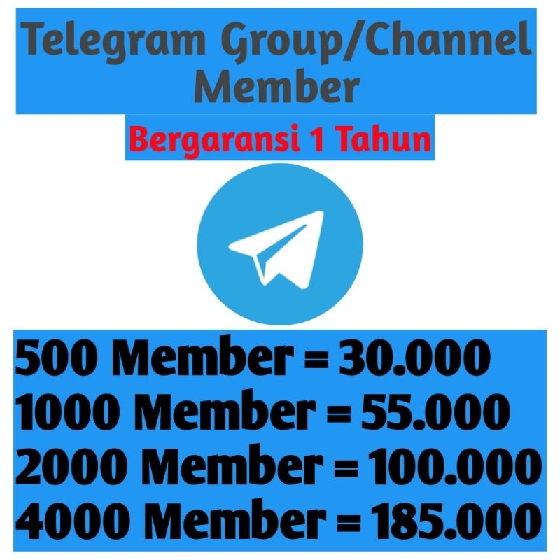 PROMO TAMBAH MEMBER GRUP TELEGRAM BERGARANSI 1 TAHUN, PENAMBAH SUBSCRIBE CHANNEL TELEGRAM
