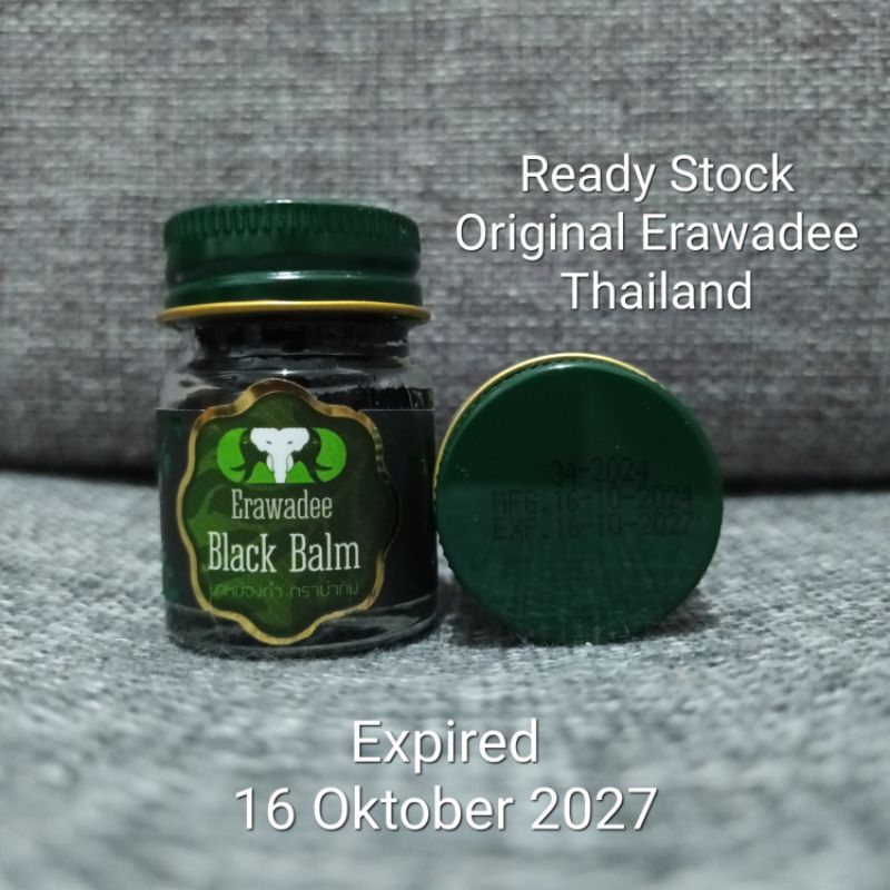 Erawadee 66 Royal Black Balm / Erawadee No 66 Royal Black Balm / Erawadee Agarwood Essential Oil / O