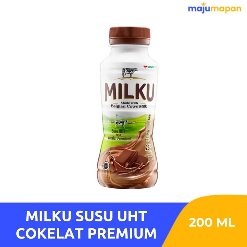 

Milku Susu UHT Cokelat Premium 200 ml