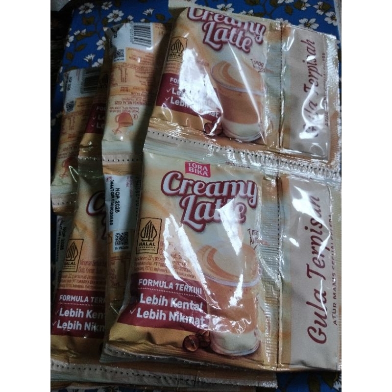 

creamy latte 1 renteng (10 sachet)