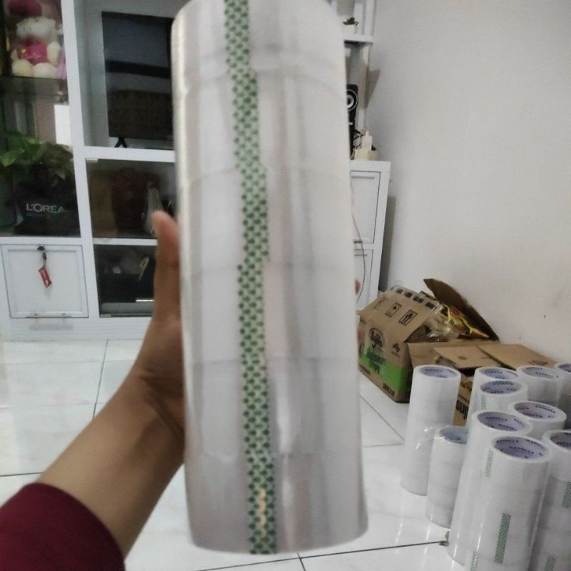 

1 slop lakban bening isi 6 pcs murah 90 yard
