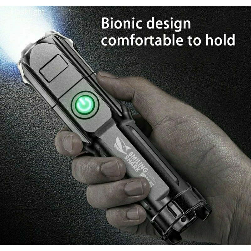 Senter Panjang Mini Zoom Flashlight Super Terang