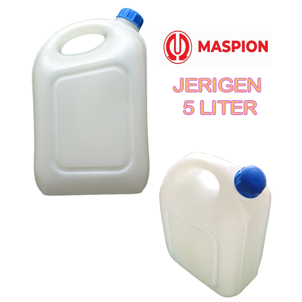 Jerigen plastik 5 liter merek Maspion