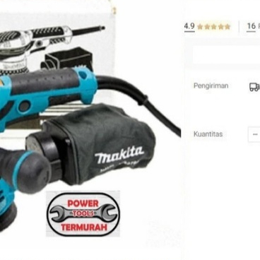 

Amplas Bulat 5" MAKITA BO 5041 Orbital Sander BO5041