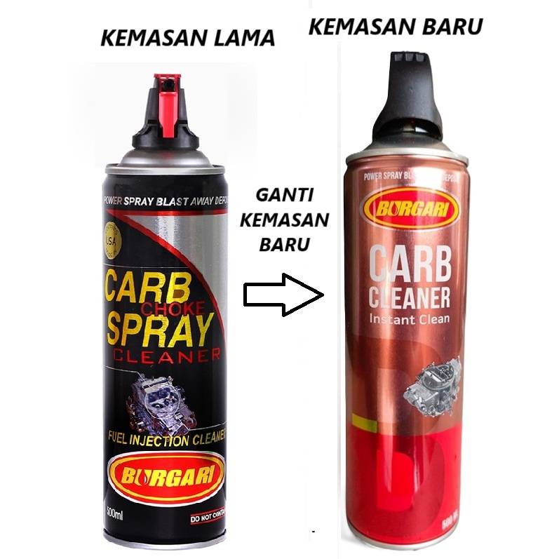 CARB CLEANER 500 ML - Carburator Cleaner and Injector Cleaner BURGARI CARB CLEAN