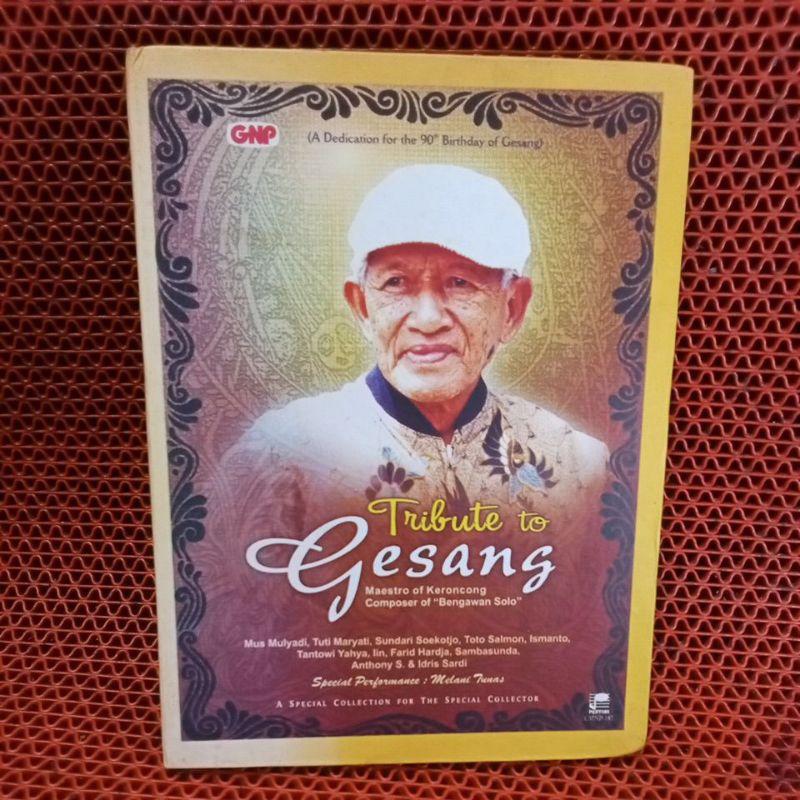 CD Tribute to GESANG maestro of keroncong Composer Of "Bengawan Solo"A Spesial Collection For The Sp