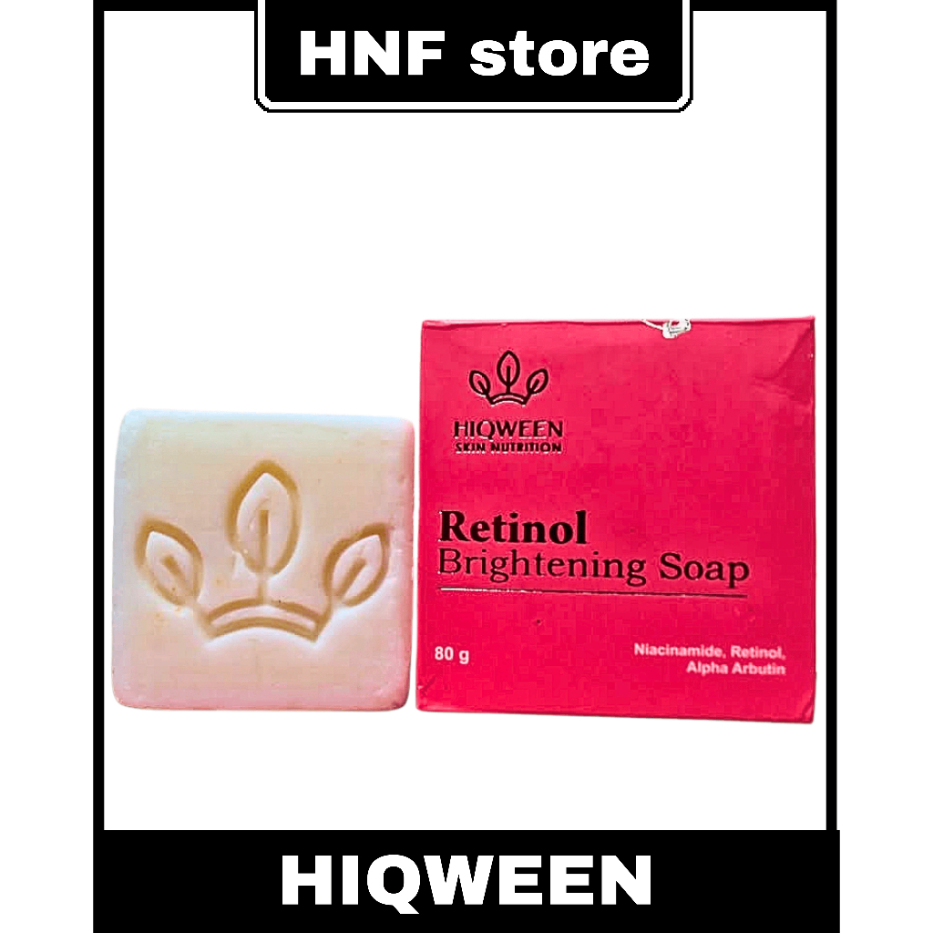 HIQWEEN  Retinol Brightening soap/Sabun Hiqween/ sabun cuci muka Hiqween