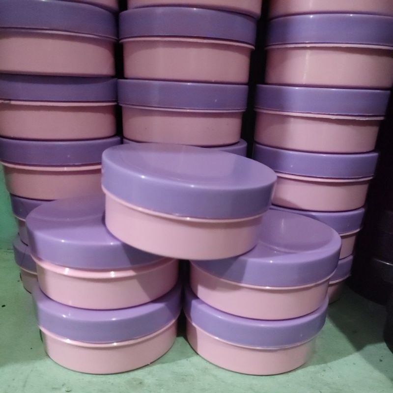 PROMO  POT lulur HOMEDE WADAH 250 gr pink ungu