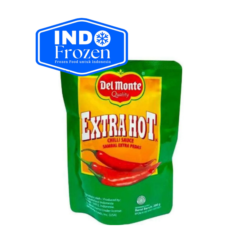 

DELMONTE EXTRA HOT POUCH 200GR SAUS SAMBAL PEDAS DEL MONTE