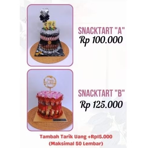 

snacktart mading snack custome