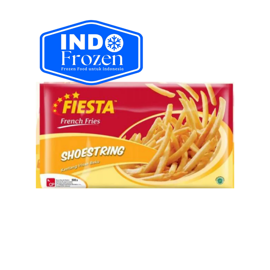 

FIESTA FRENCH FRIES SHOESTRING 500GR (KENTANG GORENG) 500GR