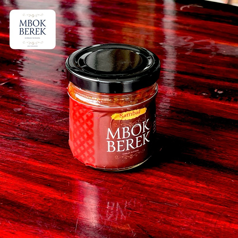 

Sambal Mbok Berek Gibran Suhada Ukuran 150ml