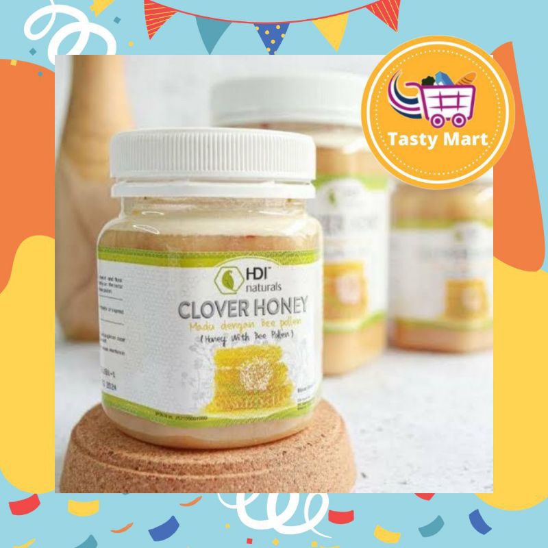 

Madu Clover Honey 250gr Original exp 2028 free sendok kayu