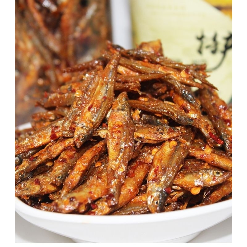 

Sambal Teri Pedas / Ikan Teri Jengki Pedas / Cemilan Ikan Teri/Spicy Salted Fish