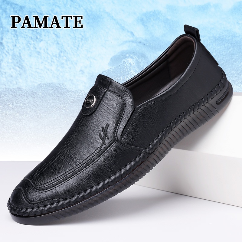 PAMATE Sepatu Pria Kasual Modern Olahraga Impor Nyaman Formal Original Casual  Sporty Kulit Pantofel