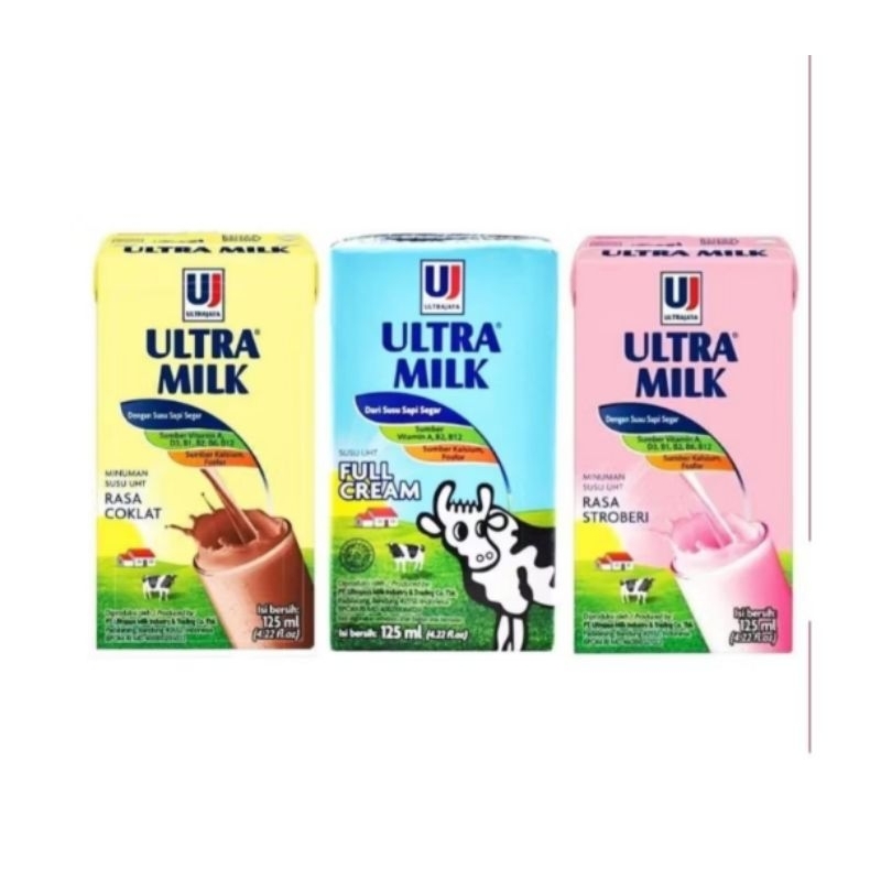 

Susu Ultra Milk UHT 125 ml