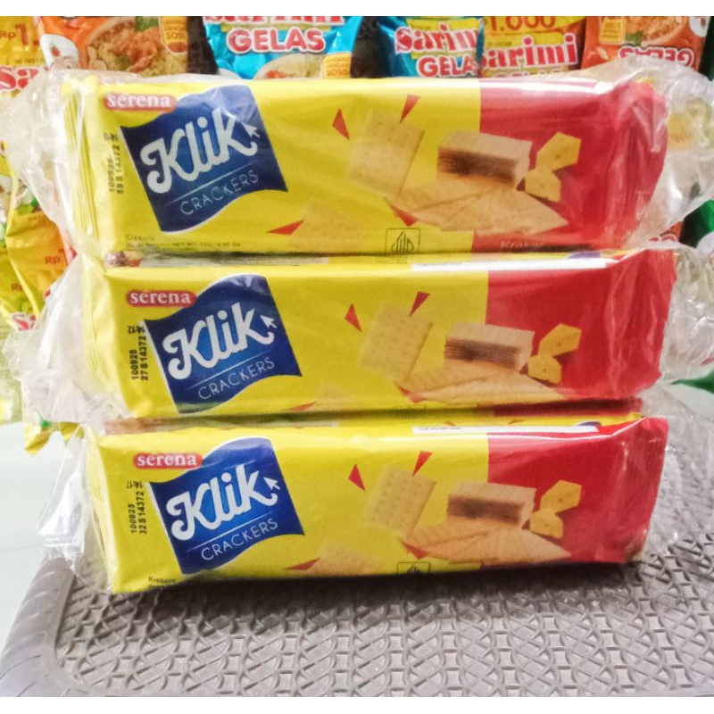 

Klik Crackers Serena 1 Renceng isi 10 pack