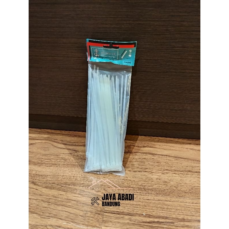 

Kabel Ties Putih 3,6 x 200 mm Isi 100 Pcs