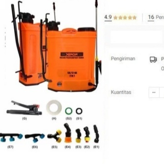 

Electric Sprayer 2in1 XENON 13L Alat Mesin Semprot Hama Bisa Manual