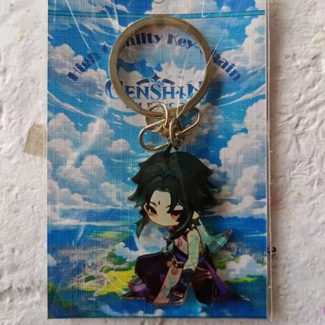 XIAO Genshin Impact keychain keychain ganci gantungan kunci / Genshin Xiao