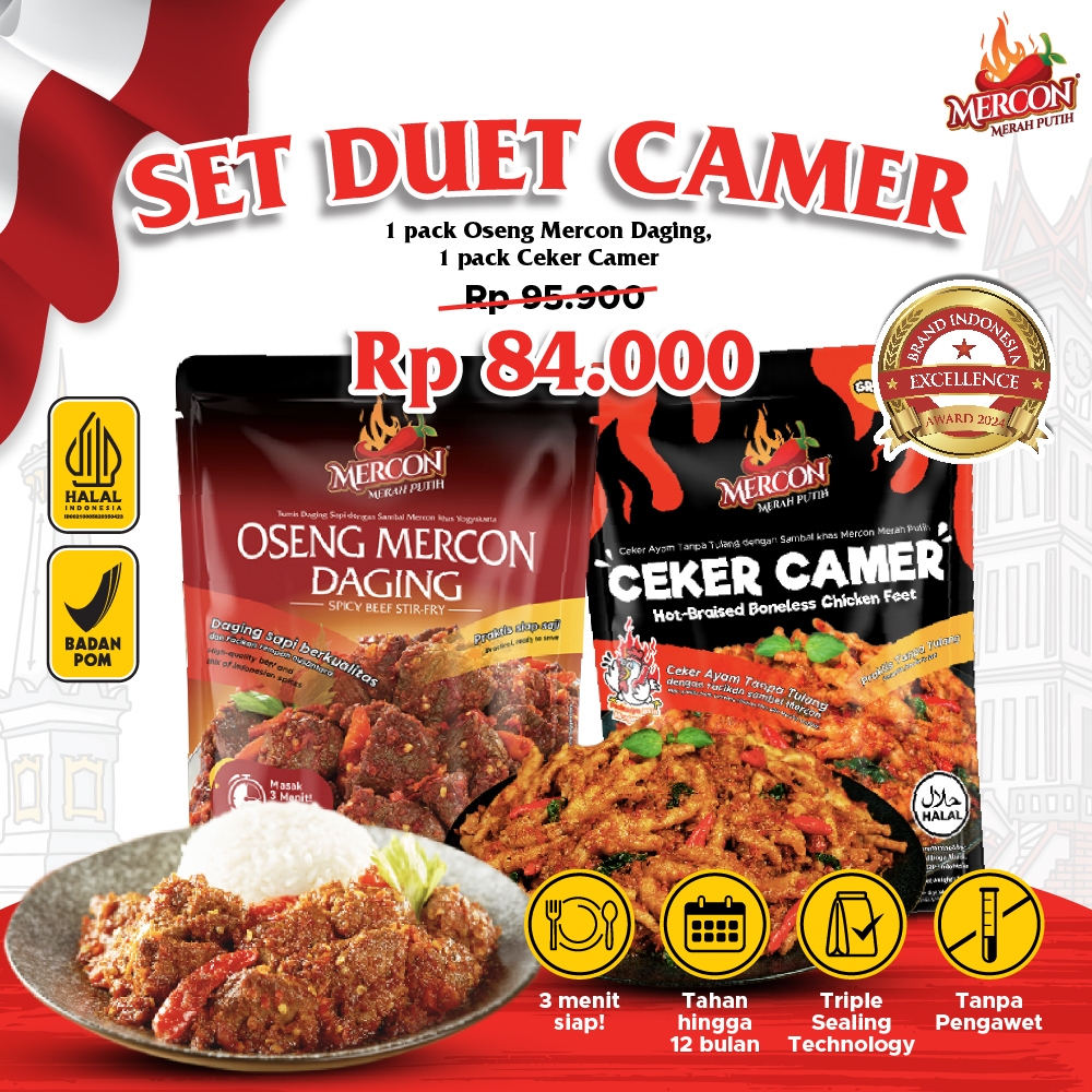 

MERCON MERAH PUTIH - Duet Ceker Camer [Ceker CaMEr + Oseng Mercon Daging]