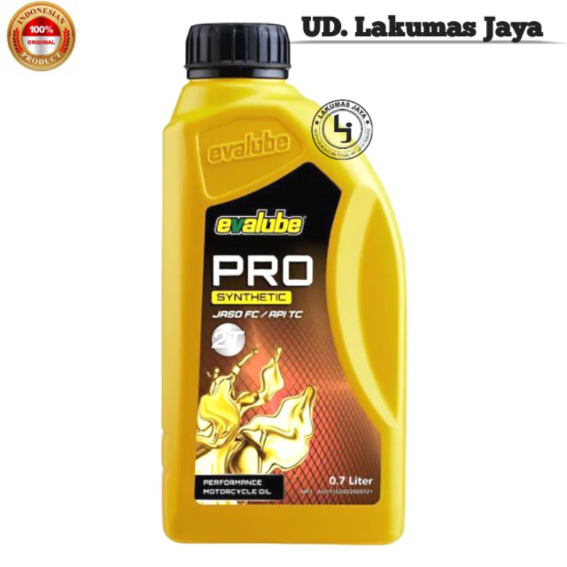 Evalube Pro 2T Oli Samping Mesin Motor 2tak 700ml Fiz R Rx king Alfa Wangi MURAH GROSIR