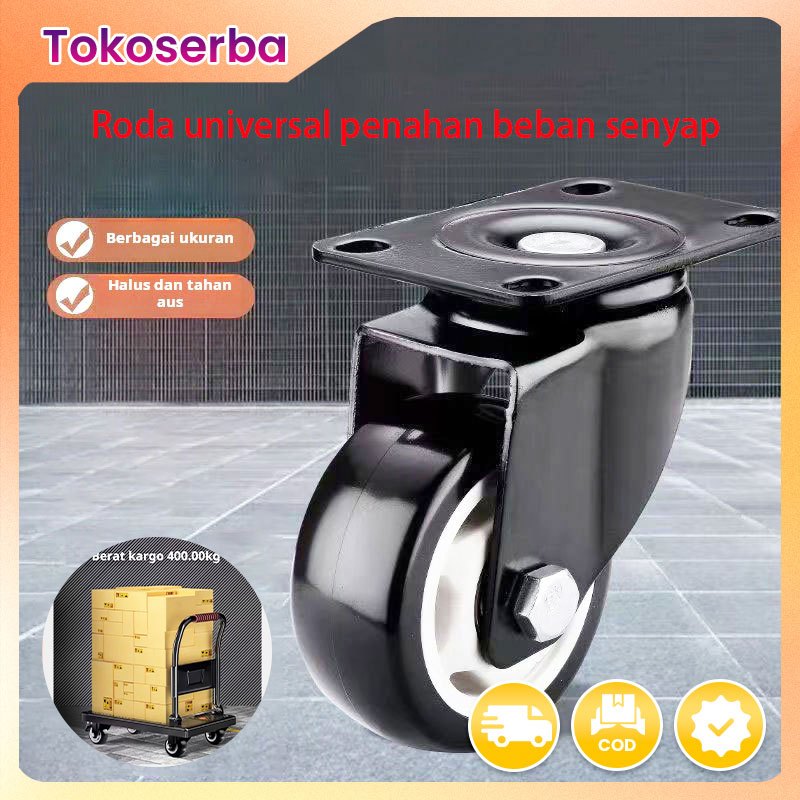 Roda universal kecil senyap tatami laci katrol roda kabinet rol kastor universal roda karet senyap