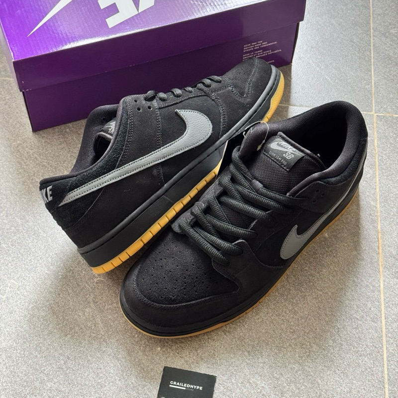 Nike SB Dunk Low Pro Black Fog Gum | BQ6817 010