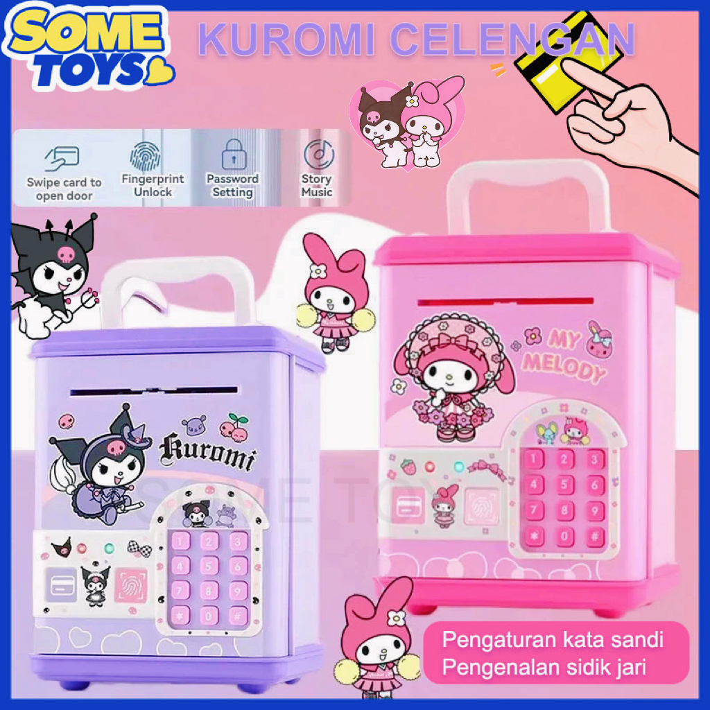selfdreamies3 - SOME TOY Mainan Tabungan Otomatis Kartu Gesek untuk Membuka Pintu Hadiah Mainan