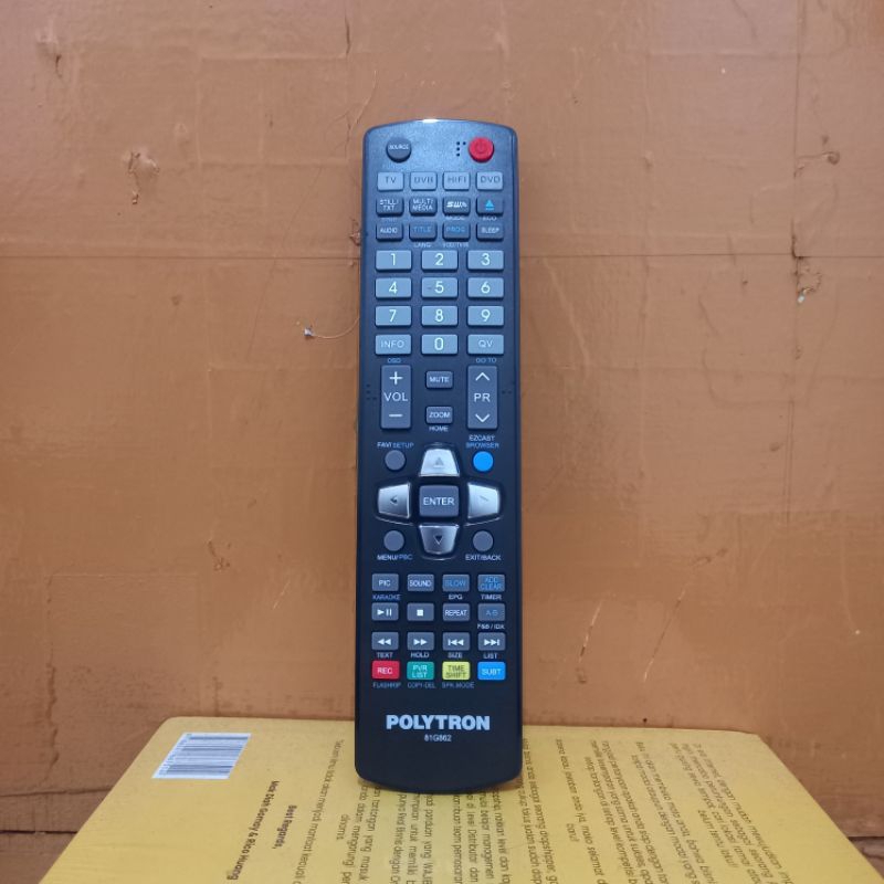 REMOTE TV DVD HOME THEATER POLYTRON SERI 81G862 ORIGINAL