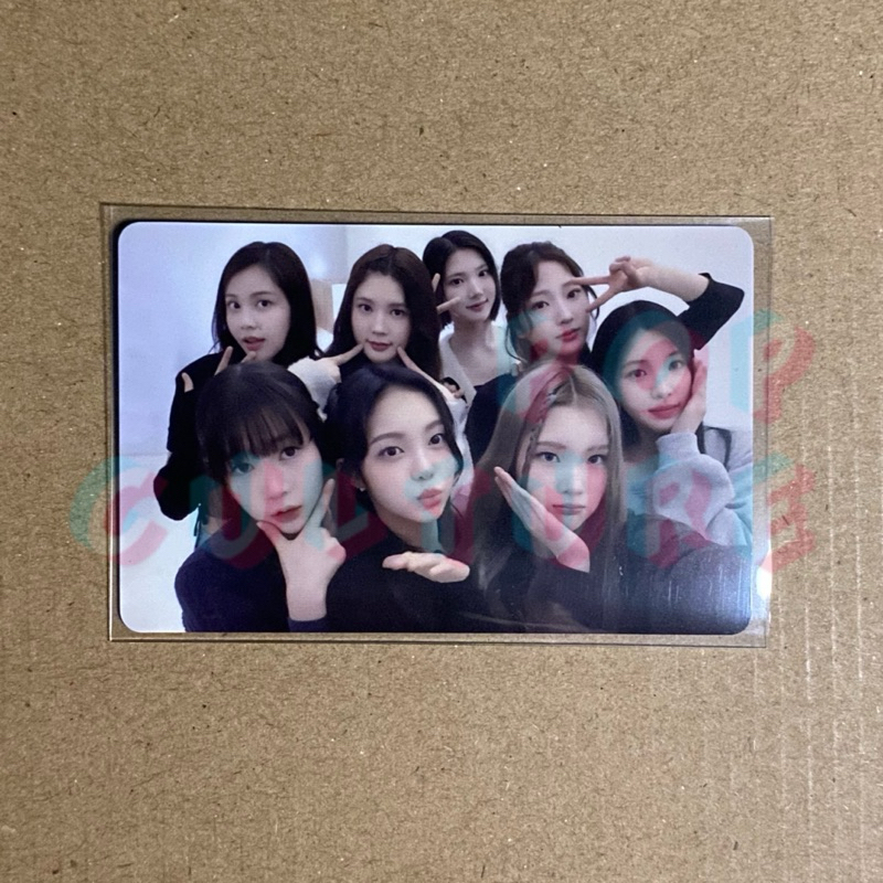 Photocard Hearts2Hearts The Chase Group OT8 POB HMV Japan Jepang Carmen Jiwoo Ian Yuha Stella Ana Ye