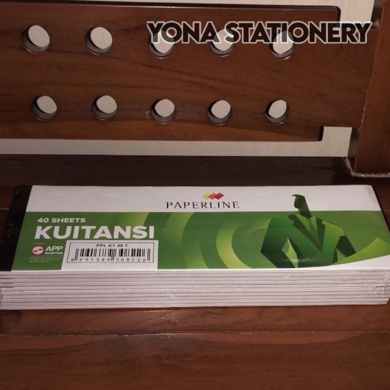 

Kwitansi/Kuitansi Paperline Sedang | 1 Pak: 10 Pcs | 1 Pcs: 40 Lembar