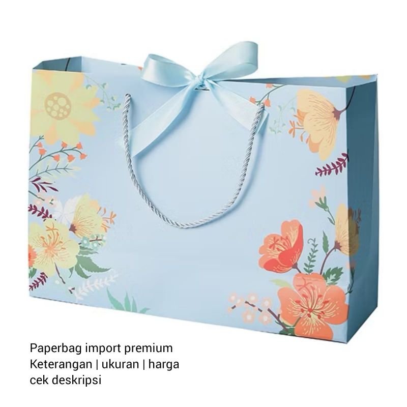 

paperbag import gratis pita | paper bag premium | motif i | paperbag jogja