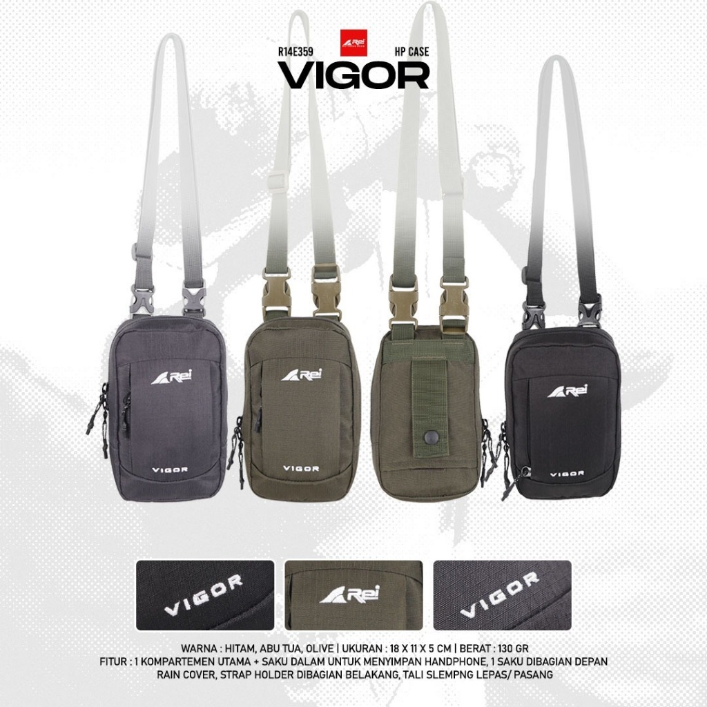 Tas HP Rei HP Case Pria Vigor Arei Outdoorgear Tas Handphone