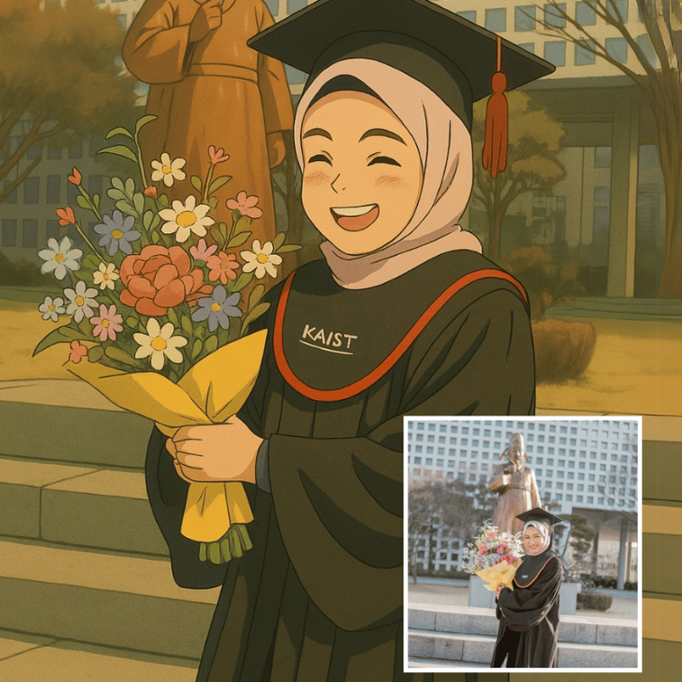 Jasa edit foto karikatur animasi Ghibli / Hadiah Pernikahan / Hadiah Wisuda