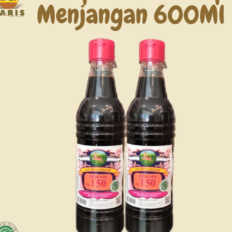 

Cap Menjang Kecap Asin 150 KEMASAN 600 ML