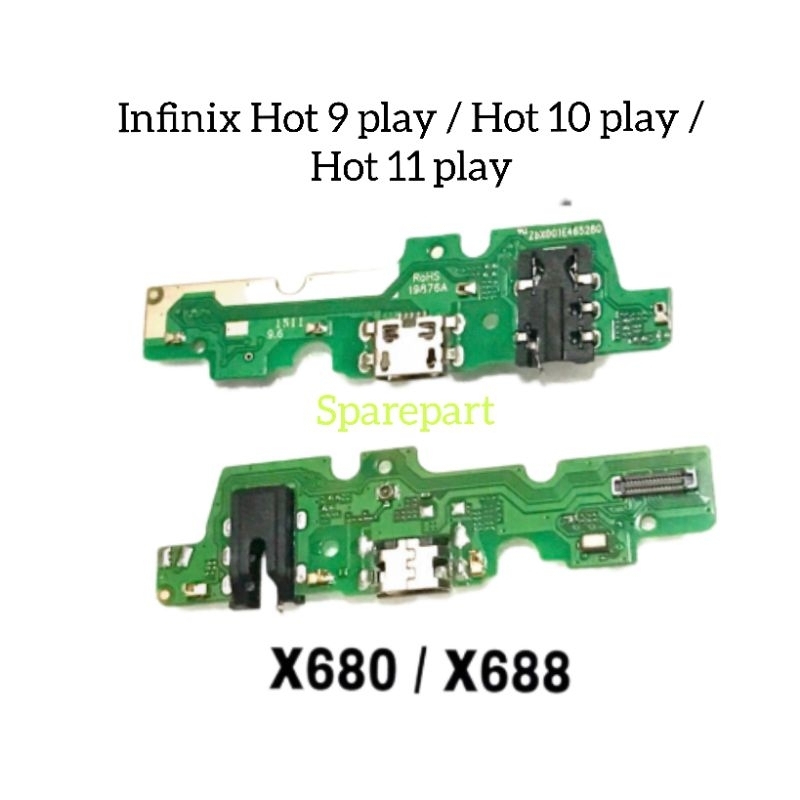 CONECTOR CASAN INFINIX HOT 9 play / Hot 10 play / Hot 11 play / PAPAN CAS CON MIC HF IC ORIGINAL
