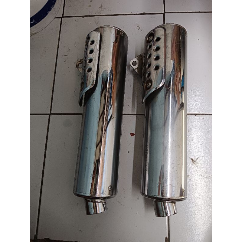 slincer knalpot shogun 125 sp/fd/arashi original
