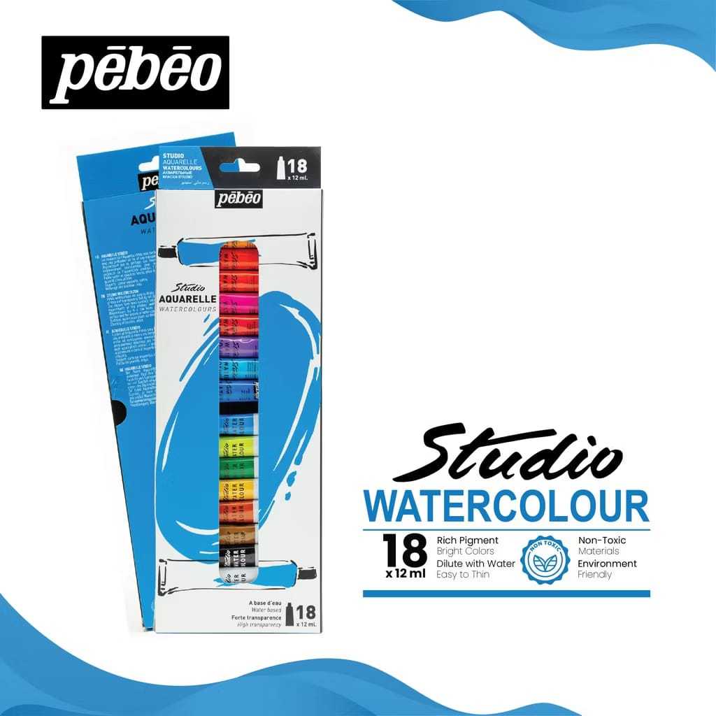 

Gramedia Tunjungan : Pebeo Studio Watercolor set 18x12ml