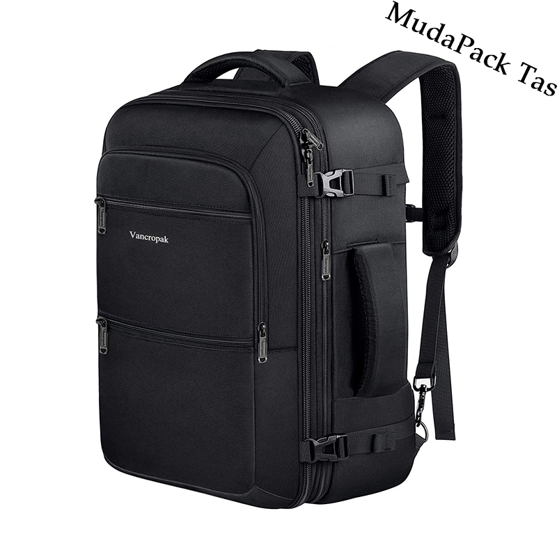 Copatela - Tas Ransel Traveling Pakaian Pria Backpack Waterproof Besar Tas Baju Buat Mudik Diperluas