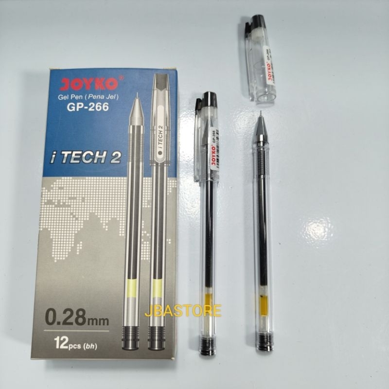

1 Pak Gel Pen Pena Jel Pulpen Hi Tech Joyko 0.28mm GP-266