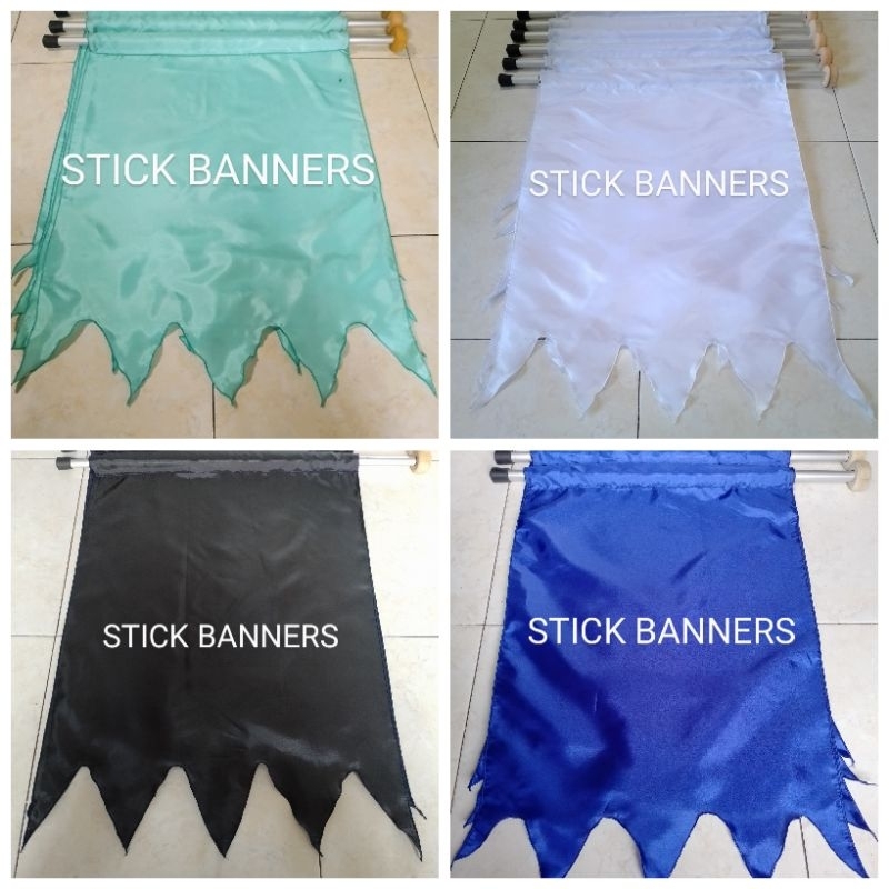 Gereja - New Flag Banner ( Satu Pasang ) Set Bandul Karet