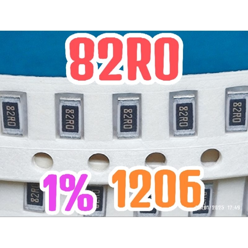 10pcs Chip resistor smd 82R0 size 1206 3216 82ohm 82 ohm