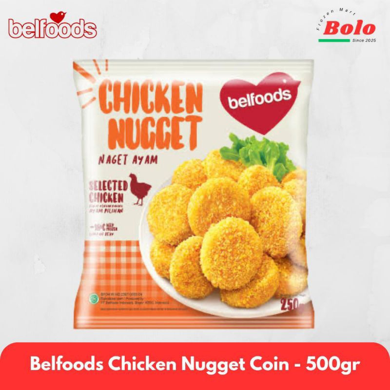 

belfoods nugget ayam 500gr kemasan baru