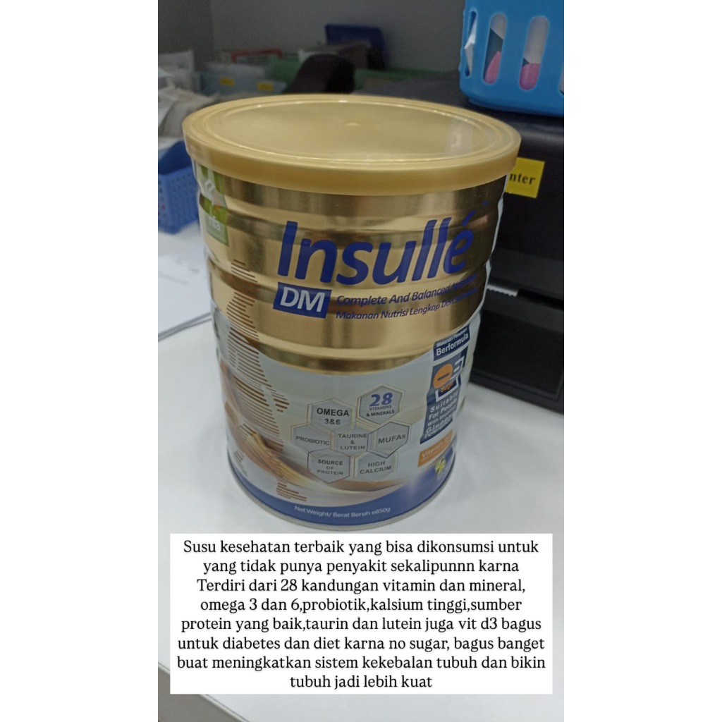 

Susu Insulle 28 Kandungan Multivitamin & Mineral Non - Fat Milk